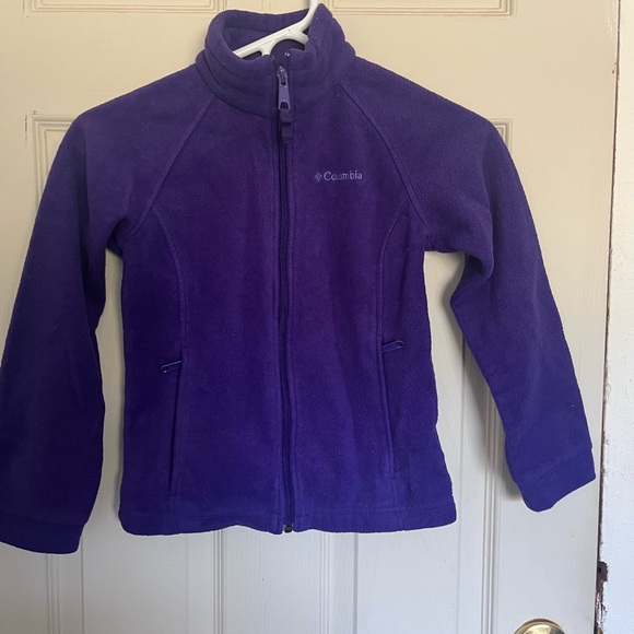 Columbia Kids Vibrant Purple Fleece Jacket - Picture 1 of 4